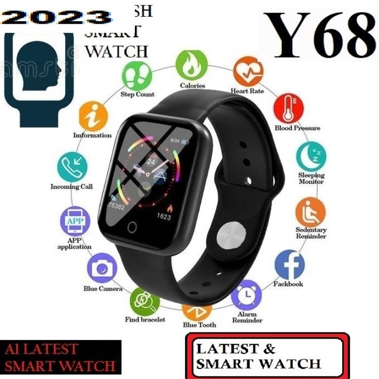 Jocoto K499 D20 LATEST HEAT RATE MULTI FACES SMART WATCH BLACK(PACK OF 1) Smartwatch Price in India