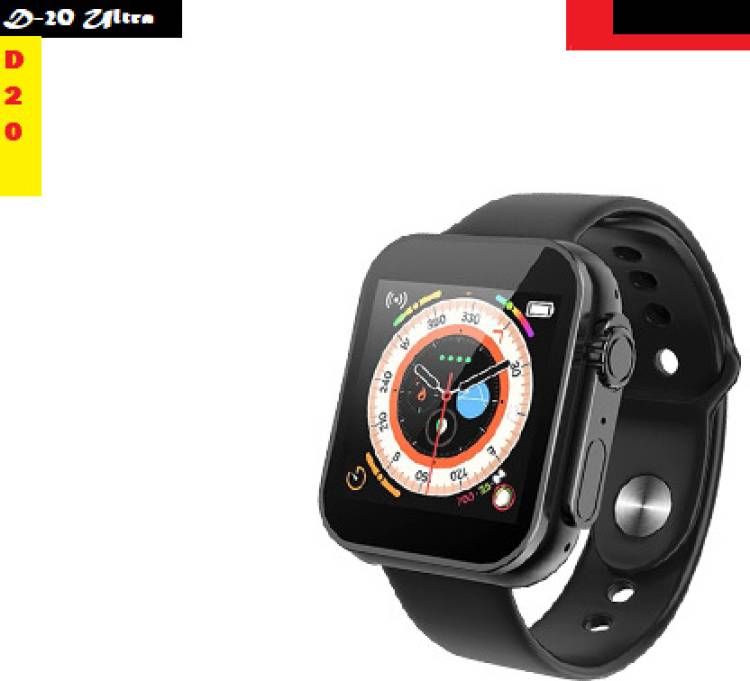 Bygaura W187_D20 ULTRA FITNESS TRACKER SMARTWATCH BLACK (PACK OF 1) Smartwatch Price in India