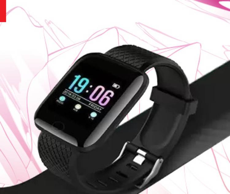 ronduva V313 ID116 ULTRA STEP COUNT SMARTWATCH BLACK (PACK OF 1) Smartwatch Price in India