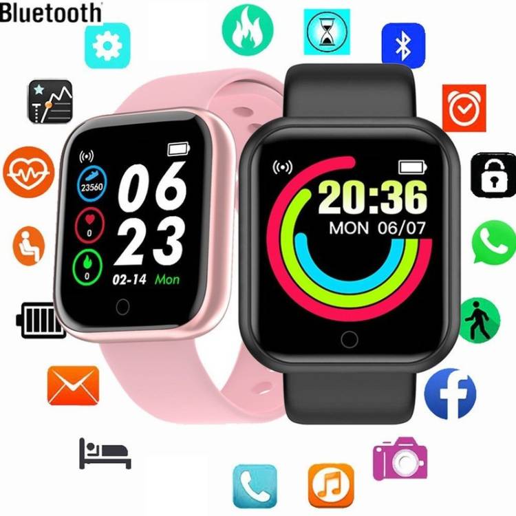 Jocoto B108_D20 ADVANCE MULTI SPORTS BLUETOOTH SAMRT WATCH PINK(PACK OF 1) Smartwatch Price in India
