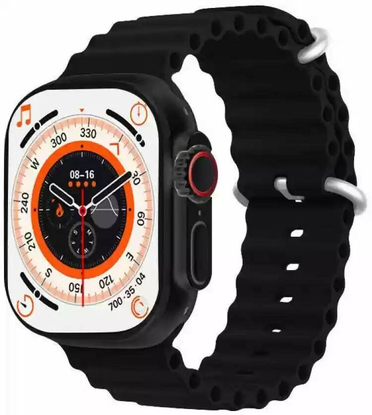 Remaxa T800 ULTRA 1.99"Premium Matt BLACK Series 8 Titanium Design Smartwatch Smartwatch Price in India