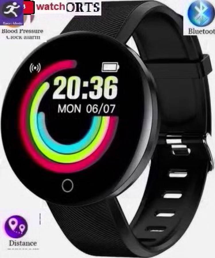 Jocoto AR1701 PLUS FITNESS TRACKER BLUETOOTH SMART WATCHBLACK(PACK OF 1) Smartwatch Price in India