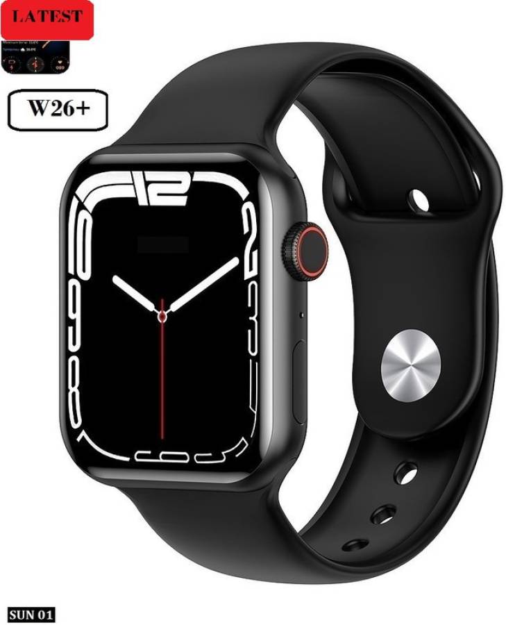Yuvkarn A1923_W26+ MAX MULTI SPORTS STEP COUNT SMART WATCH BLACK (PACK OF 1) Smartwatch Price in India