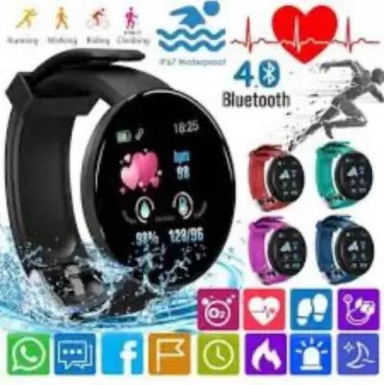 FOZZBY M237 D18 LATEST MULTI SPORTS STEP COUNT SMART WATCH BLACK(PACK OF 1) Smartwatch Price in India