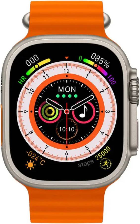 Itech BT Calling SERIES 8 Ultra Smart Watch 1.95 inch HD Display 600nits Brightness Smartwatch Price in India