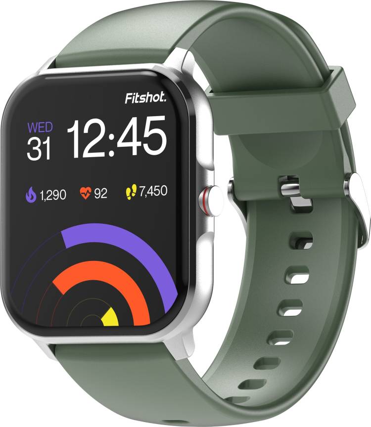 Fitshot Connect 1.85inch CosmicDisplay, Bluetooth Calling & SoloSync Technology Smartwatch Price in India