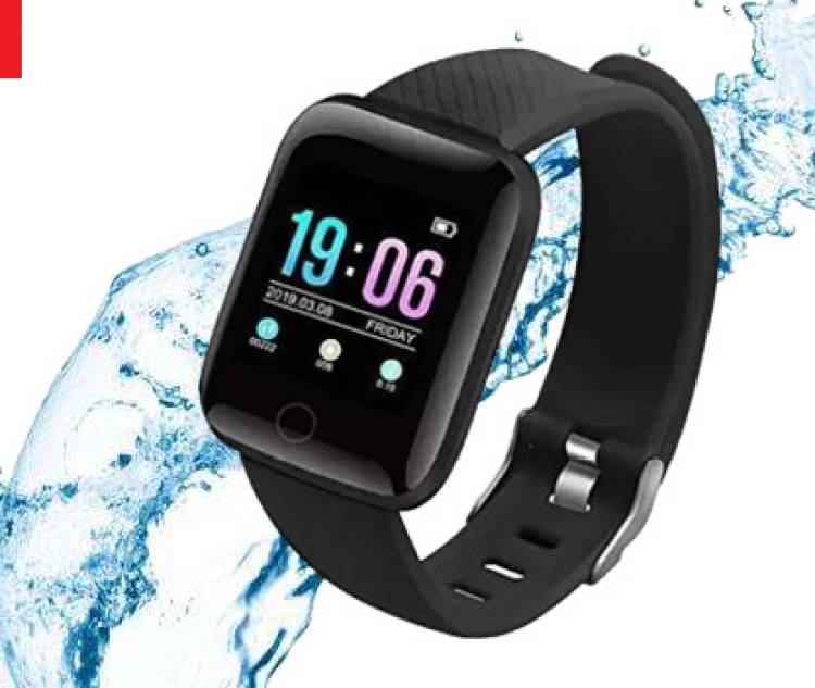 DILSHER V265 ID116 ADVANCED STEP COUNT SMARTWATCH BLACK (PACK OF 1) Smartwatch Price in India