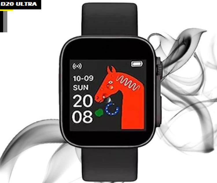 ronduva A1089_D20 ULTRA HEART RATE SMARTWATCH BLACK (PACK OF 1) Smartwatch Price in India