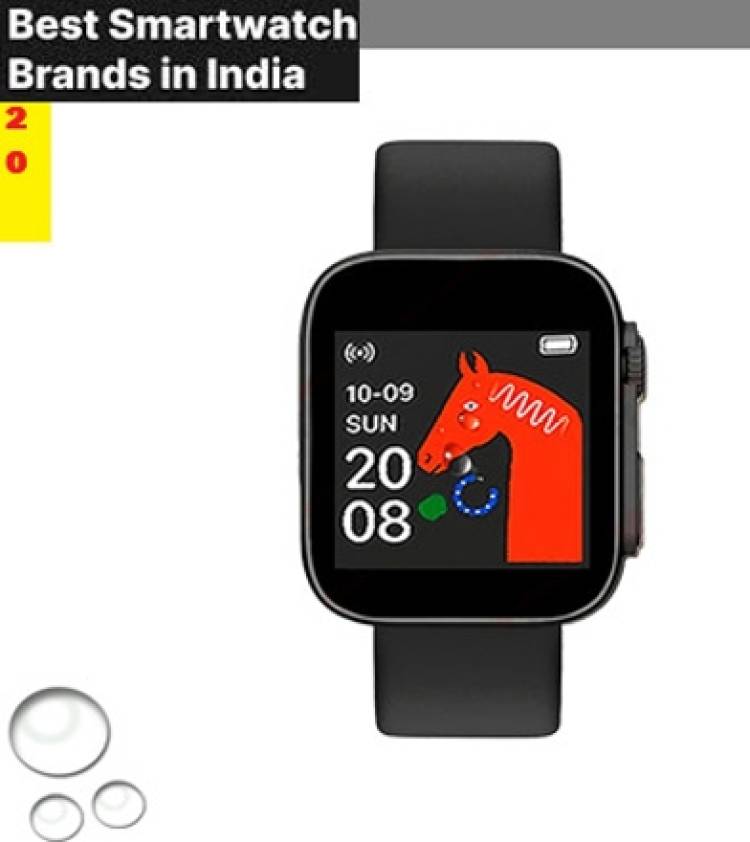 Bygaura A1583_D20 ULTRA STEPCOUNT SMARTWATCH BLACK (PACK OF 1) Smartwatch Price in India