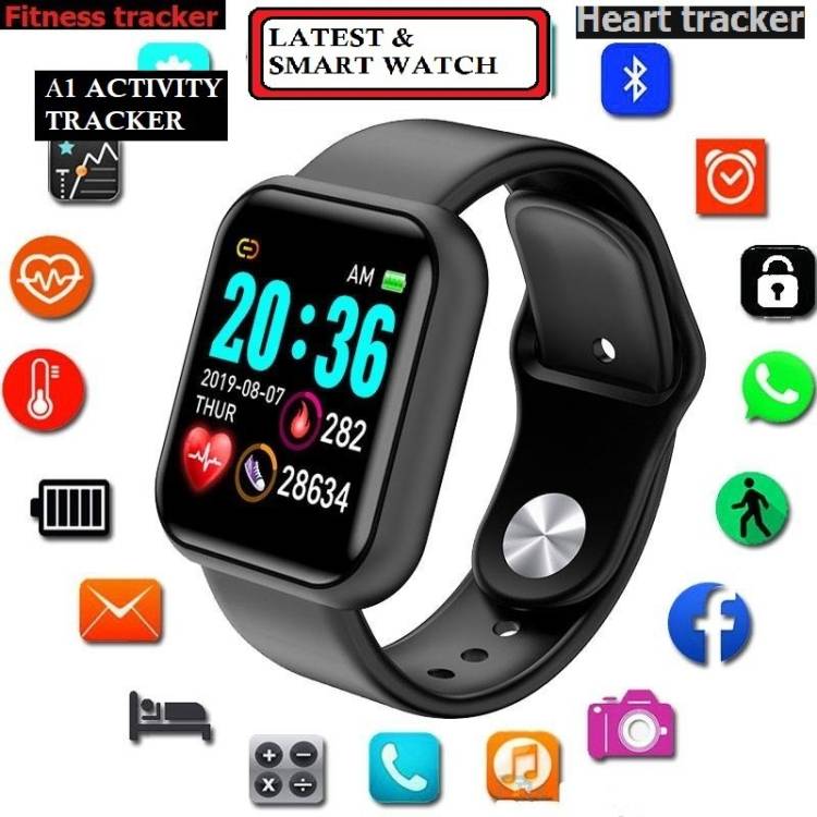 Jocoto OP2928_D20 ADVANCE MULTI FACES BLUETOOTH SMART WATCH BLACK(PACK OF 1) Smartwatch Price in India