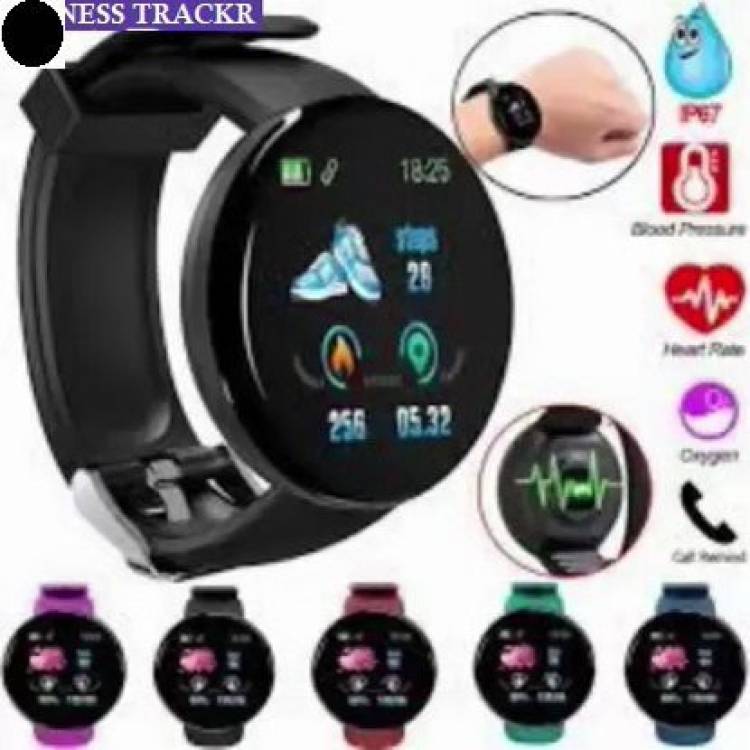 Jocoto A4 D18_ MAX FITNESS TRACKER MULTI FACES SMART WATCH BLACK (PACK OF 1) Smartwatch Price in India
