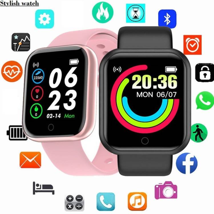 Jocoto B536_D20 PRO MULTI SPORTS BLUETOOTH SAMRT WATCH PINK(PACK OF 1) Smartwatch Price in India