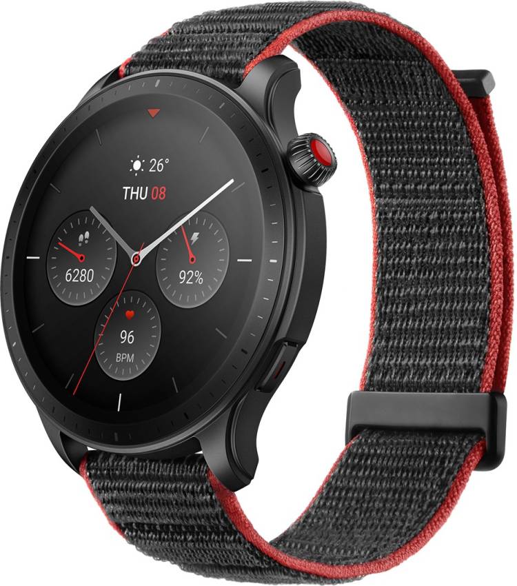 AMAZFIT GTR 4 1.43AMOLED display Bluetooth calling & 6 satellite GPS positioning system Smartwatch Price in India