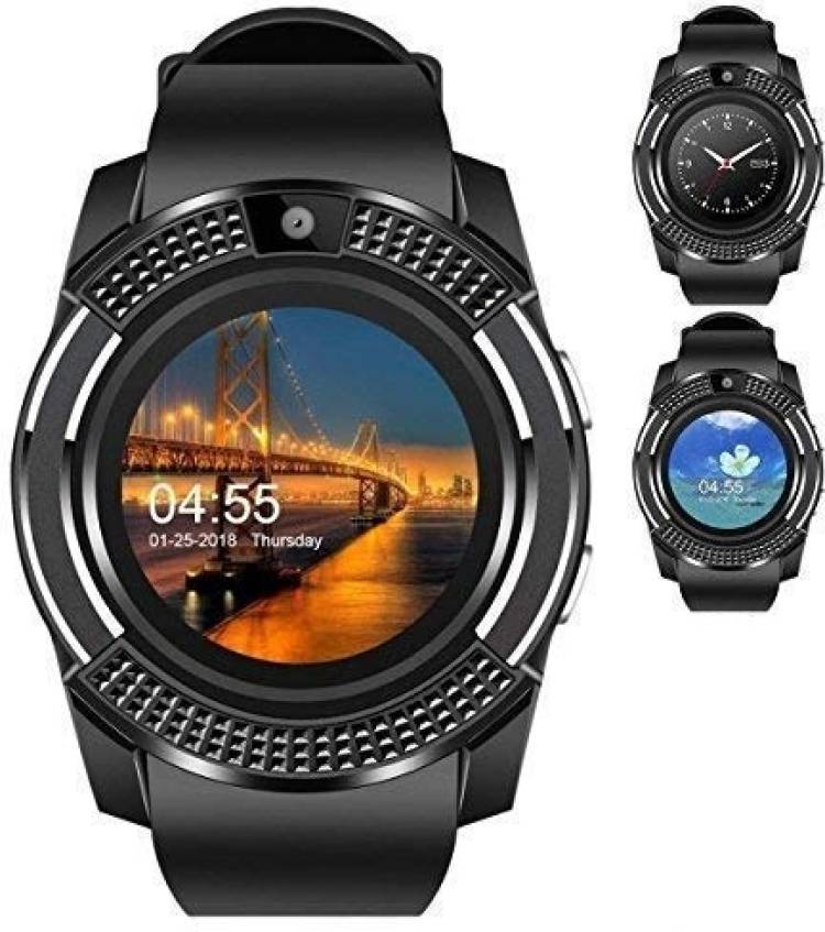 cogear Watch V8 Smartwatch with Camera SIM Card Slot & Pedometer Smart Health Features Smartwatch Price in India