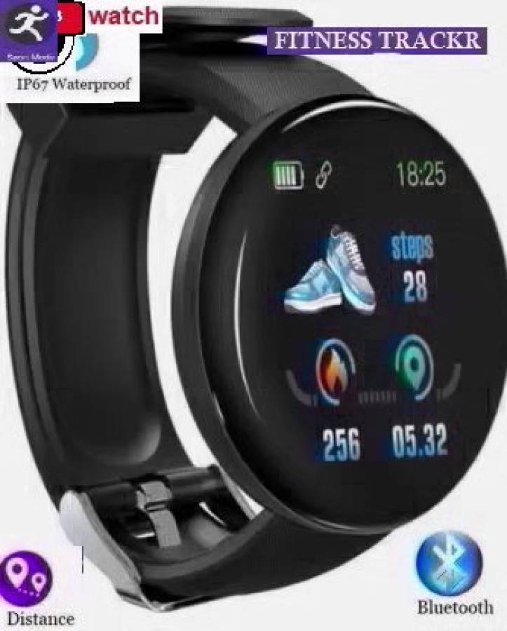 Jocoto AR1508 PRO MULTI FACES ACTIVITY TRACKER SMART WATCHBLACK(PACK OF 1) Smartwatch Price in India