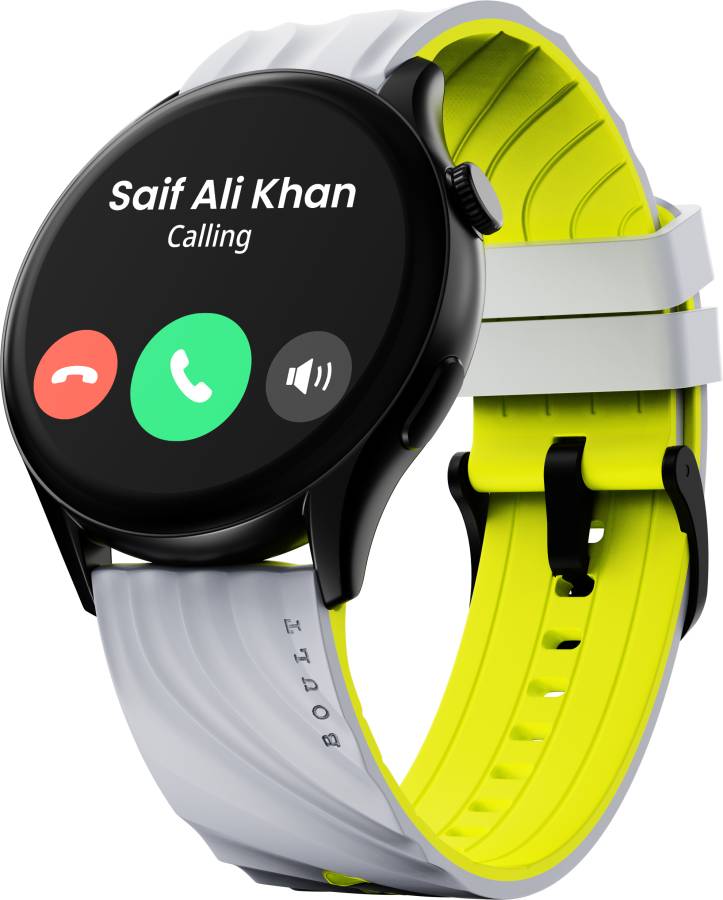 Boult Striker Pro 1.43" AMOLED, BT Calling, Working Crown, 750 Nits, Metallic Frame Smartwatch Price in India