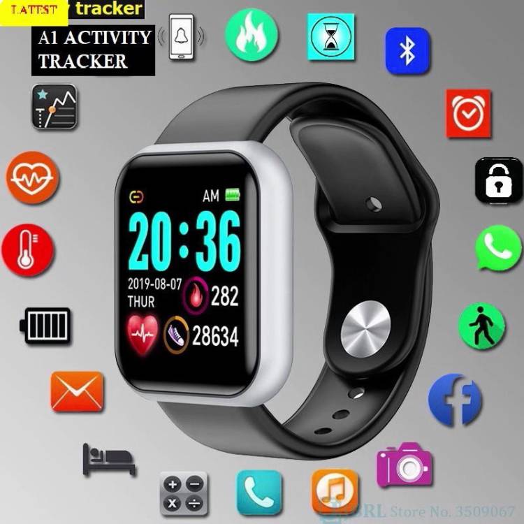Bashaam D2682(A1) ADVANCE HEART RATE BLUETOOTH SMART WATCH BLACK (PACK OF 1) Smartwatch Price in India