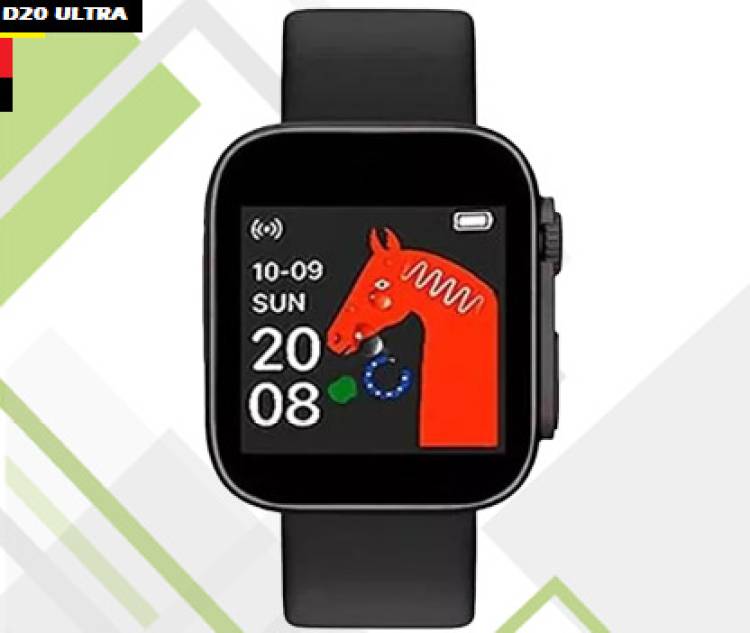 ronduva A1190_D20 ULTRA CALORIES COUNT SMARTWATCH BLACK (PACK OF 1) Smartwatch Price in India