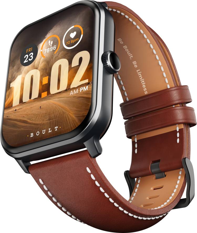 Boult Drift+ Bluetooth Calling, 1.85" HD, 500Nits Brightness, 150+ Watchfaces, SpO2 Smartwatch Price in India