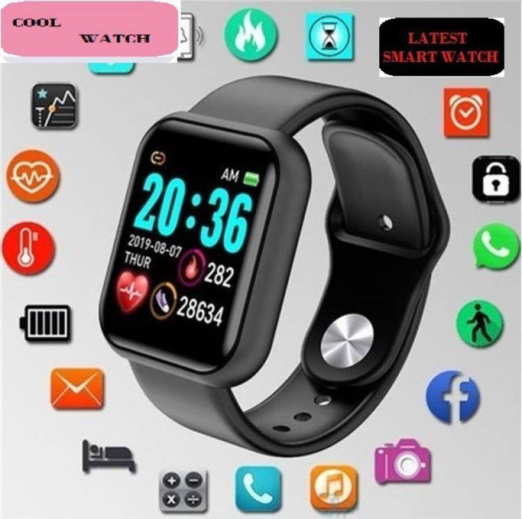 Jocoto A2194_A1 PLUS HEART RATE ACTIVITY TRACKER SMART WATCH BLACK(PACK OF 1) Smartwatch Price in India