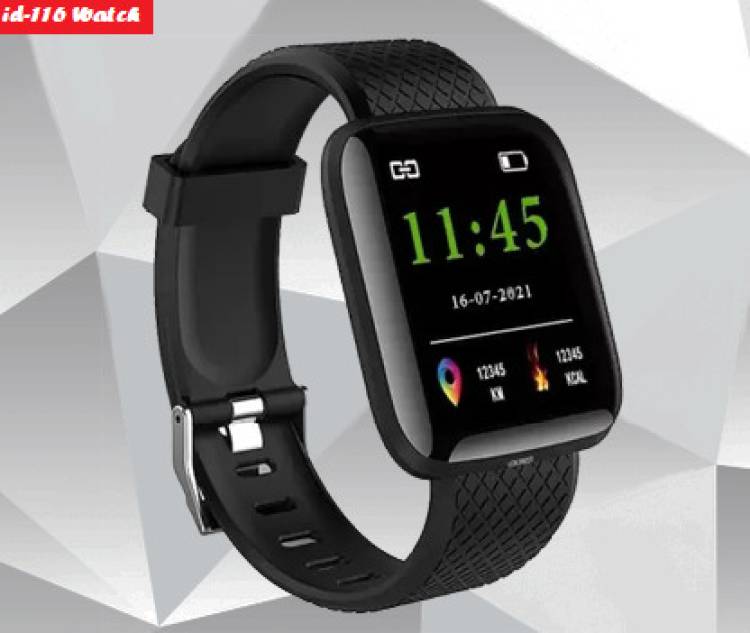 Bashaam V874 ID116 MAX STEP COUNT SMARTWATCH BLACK (PACK OF 1) Smartwatch Price in India