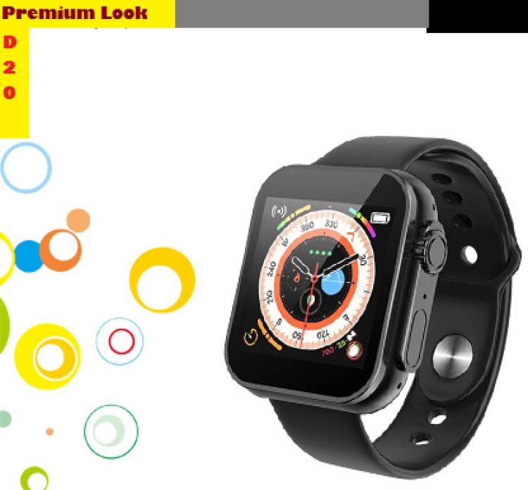 Bygaura A966_D20 ULTRA CALORIES COUNT SMARTWATCH BLACK (PACK OF 1) Smartwatch Price in India