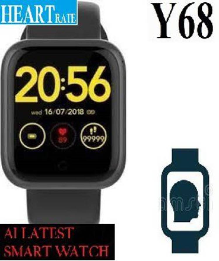 Bymaya D365(A1) ULTRA FITNESS TRACKER MULTI SPORTS SMART WATCH BLACK (PACK OF 1) Smartwatch Price in India