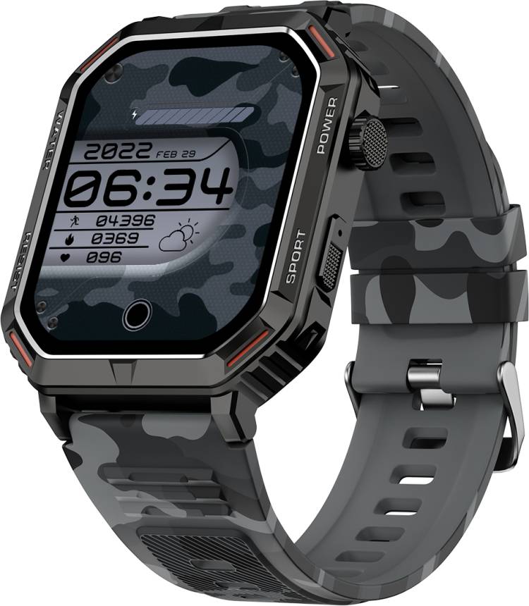 Fire-Boltt Commando 1.95 AMOLED Smart Watch, 123 sports modes, and Bluetooth calling Smartwatch Price in India