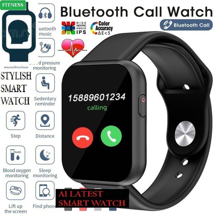 Jocoto D1413(A1) PLUS STEP COUNT BLUETOOTH SMART WATCH BLACK (PACK OF 1) Smartwatch Price in India