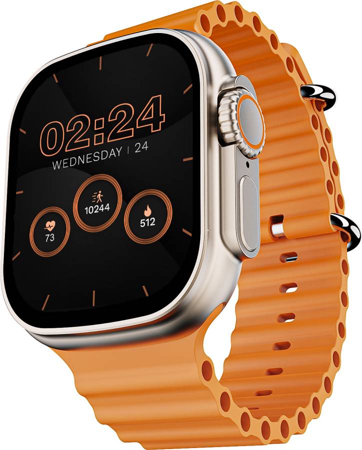 boAt Wave Genesis with 1.96'' HD Display, BT Calling, Functional Crown & Metal Body Smartwatch Price in India