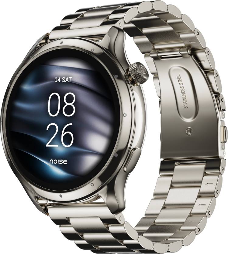 Noise Mettle 1.4'' display, Stainless Steel finish with Metal Strap, Bluetooth Calling Smartwatch Price in India