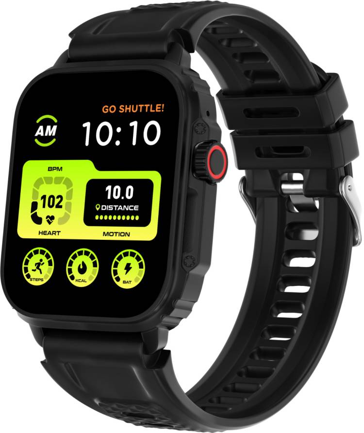 alt Hunk, 1.96", BT Calling, 200 Watchfaces,120 Sports modes, 500 nits, Rugged Metal Smartwatch Price in India