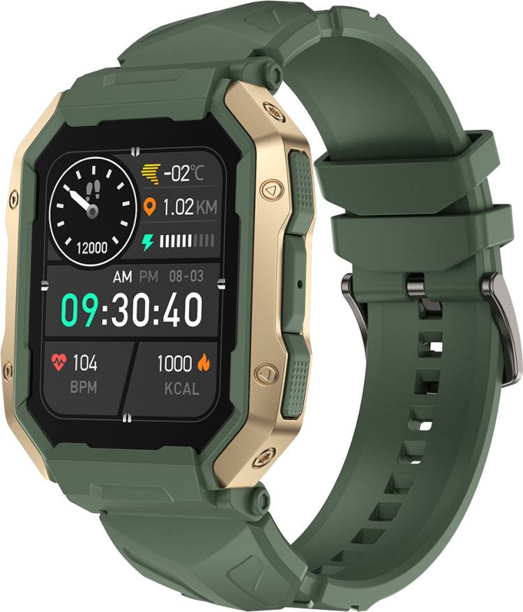 Fire-Boltt Cobra 1.78" AMOLED Army Grade Build, Bluetooth Calling with 123 Sports Modes. Smartwatch Price in India