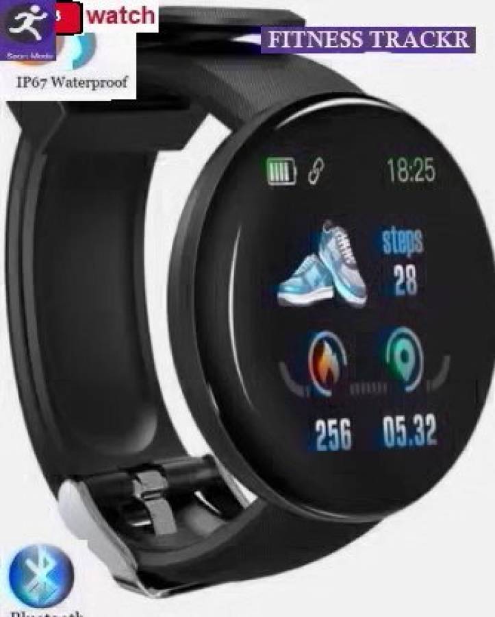 Jocoto AR1038 ADVANCE HERAT RATE STEP COUNT SMART WATCHBLACK(PACK OF 1) Smartwatch Price in India