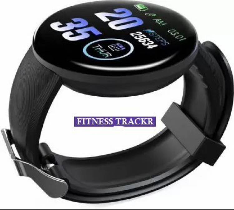 Bashaam A76 D18_ MAX FITNESS TRACKER MULTI FACES SMART WATCH BLACK (PACK OF 1) Smartwatch Price in India