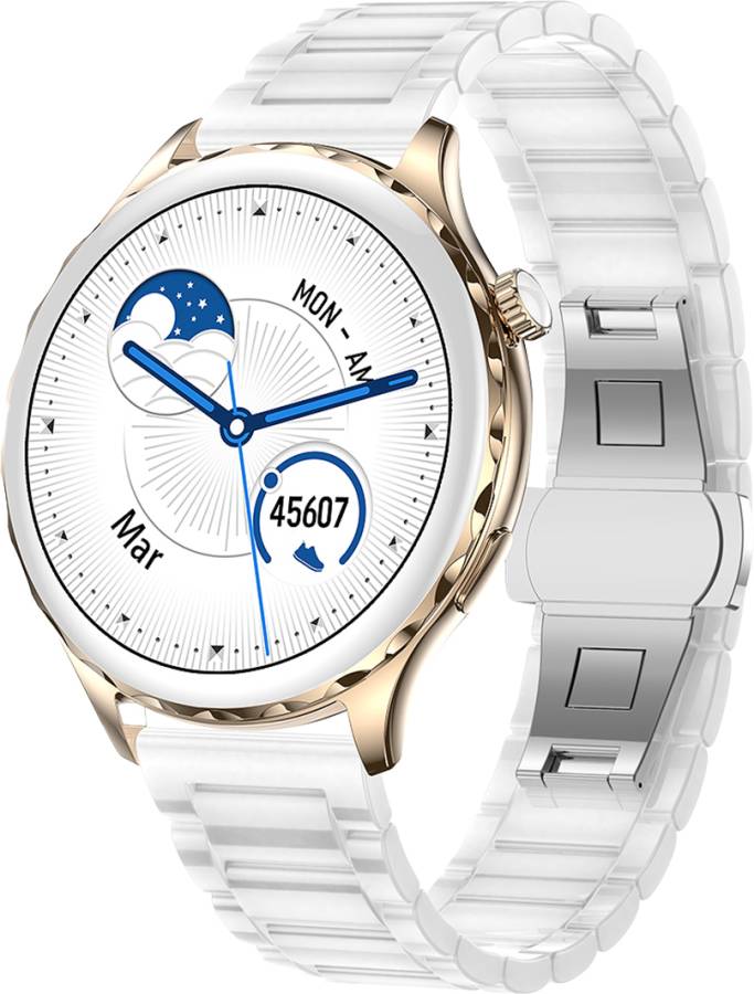 Fire-Boltt Pristine Bluetooth Calling 1.32 Display Luxury Smartwatch for Women Smartwatch Price in India