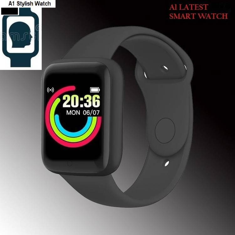 Actariat S361 D20_LATESTFITNESS TRACKER MULTI SPORTS SMART WATCH BLACK(PACK OF 1) Smartwatch Price in India