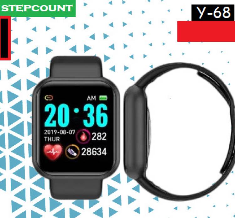 jorugo G173_Y68 ULTRA HEARTRATE SMARTWATCH BLACK (PACK OF 1) Smartwatch Price in India