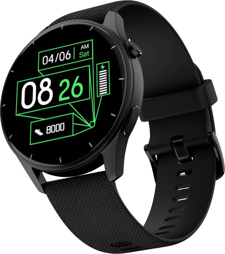 Noise Crew Bluetooth Calling Smartwatch with 1.38" Round display, Metallic finish Smartwatch Price in India