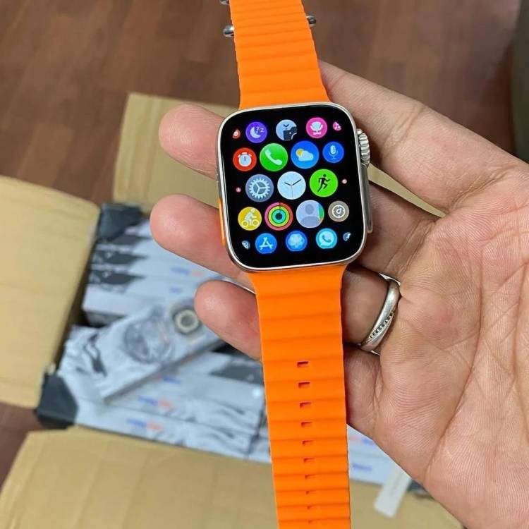 NIKHILX T800 Ultra Orange Smartwatch Price in India