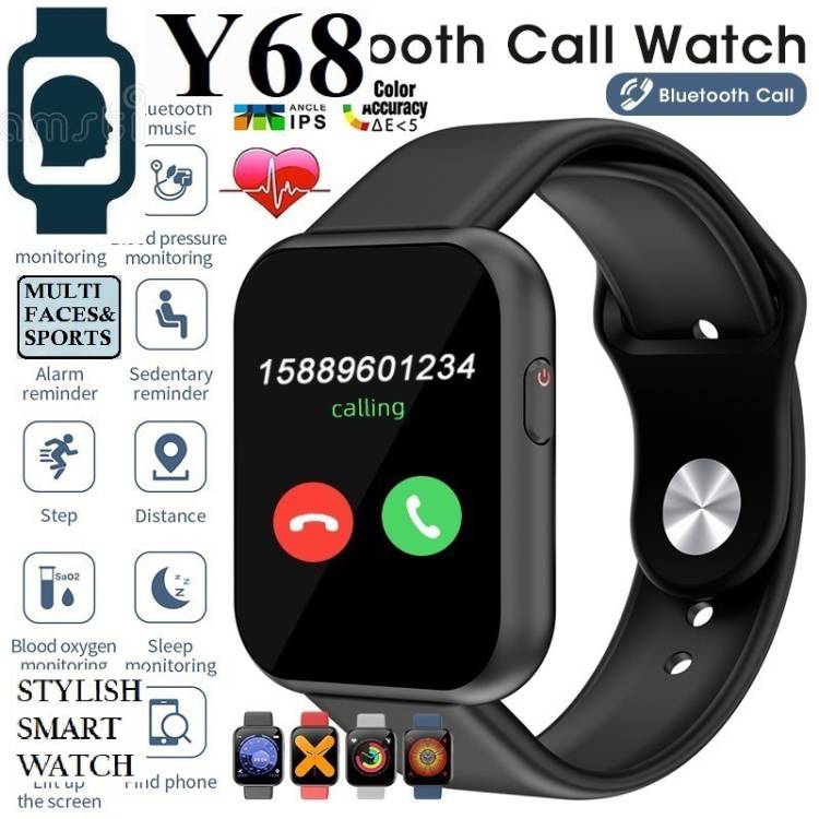 Stybits OP1104_D20 ADVANCE MULTI FACES BLUETOOTH SMART WATCH BLACK(PACK OF 1) Smartwatch Price in India
