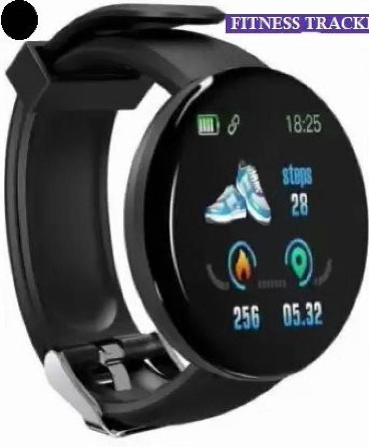 Stybits A187 D18_ LASTEST FITNESS TRACKER MULTI FACES SMART WATCH BLACK (PACK OF 1) Smartwatch Price in India