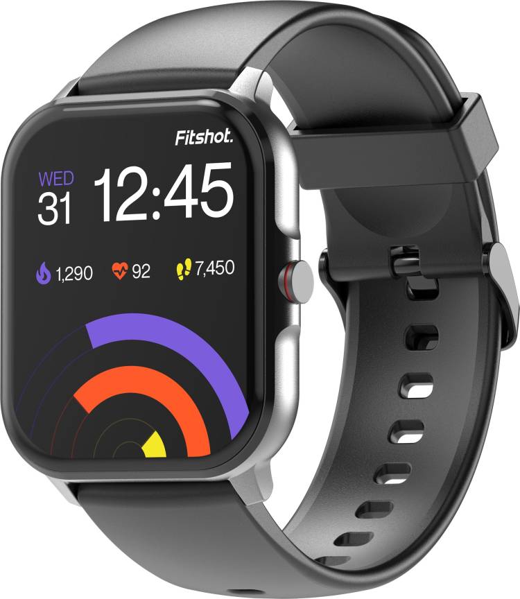 Fitshot Connect 1.85inch CosmicDisplay, Bluetooth Calling & SoloSync Technology Smartwatch Price in India