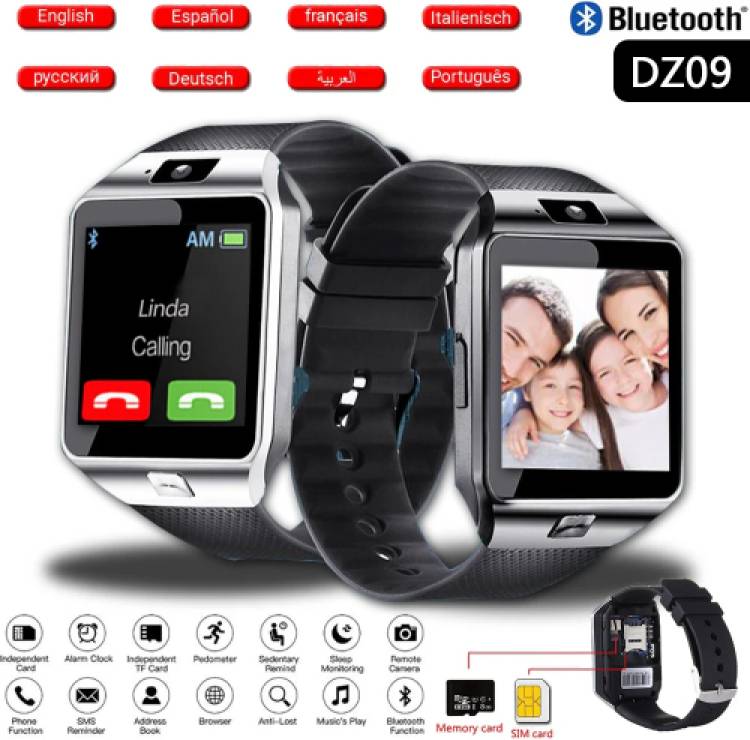 SYARA BHY_152W_DZ09 4G COMPATIBLE WITH ALL SMARTPHONE TOUCHSCREEN WITH SIM CARD Smartwatch Price in India