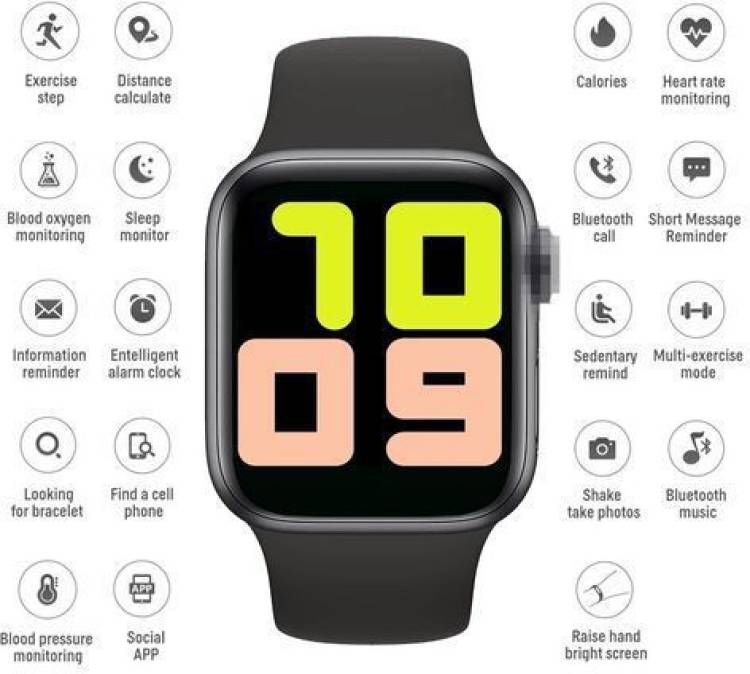 DR Market T55 Series 6 Smart Watch Enabled with Bluetooth Calling and Fitness Tracker Smartwatch Price in India