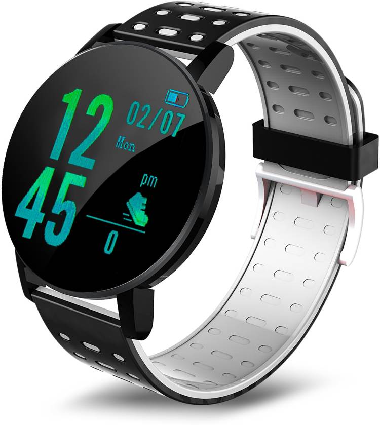 Moojlo Round Shaped Smartwatch Call Showing notifier with vibration and tuch Ring Smartwatch Price in India