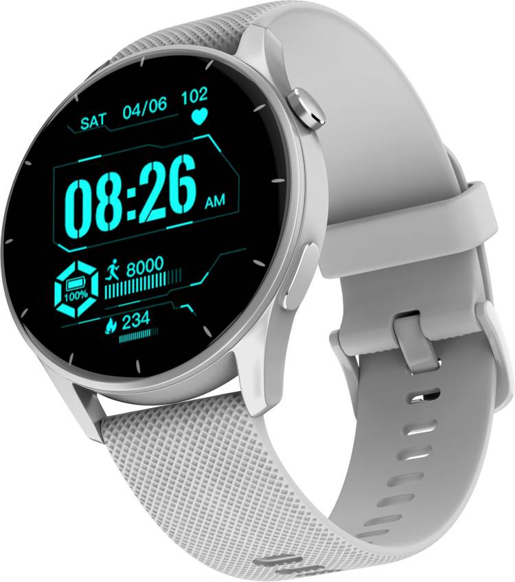 Noise Crew Bluetooth Calling Smartwatch with 1.38" Round display, Metallic finish Smartwatch Price in India