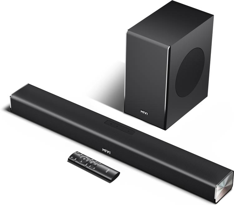 Mivi Fort S250 With wireless Subwoofer,Sound, BT v5.3 250 W Bluetooth Soundbar