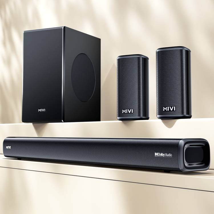 Mivi Fort H750 Soundbar, 750 Watts, Dolby Audio, 5.1 Channel, Multi-Input & EQ Modes 750 W Bluetooth Soundbar