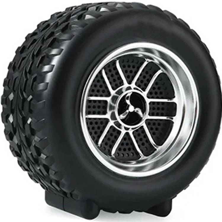 ZSIV New Design Tyre Built-in Powerbank, Partyboost, IP67 Water & Dustproof Speaker 8 W Bluetooth Laptop/Desktop Speaker